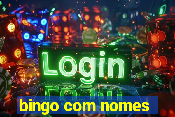 bingo com nomes